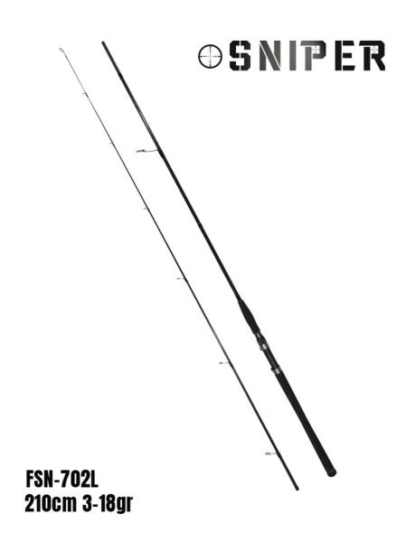 Fujin Sniper 210 cm 3-18 gr Light Spin Kamış FSN-702L