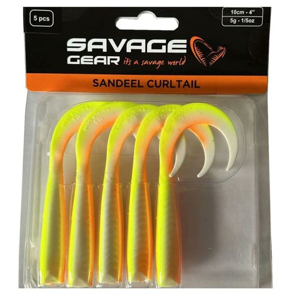 Savage Gear LB Sandeel Curltail 10 cm 5 gr Silikon Yem