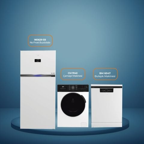 Beko Pro Konfor Çeyiz Seti ( 983629 EB + CM 11140 + BM 6047 )