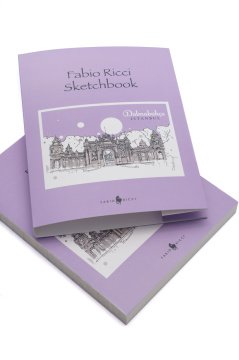 Fabio Ricci SketchBook 19x25cm Çizim Defteri Pembe