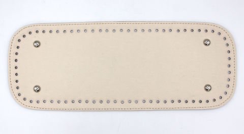 Deri Çanta Tabanı 33 * 12 cm (Krem)