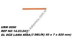 DÜZ LAMA KISA 50x7x820 mm 3 DELİK *5190*