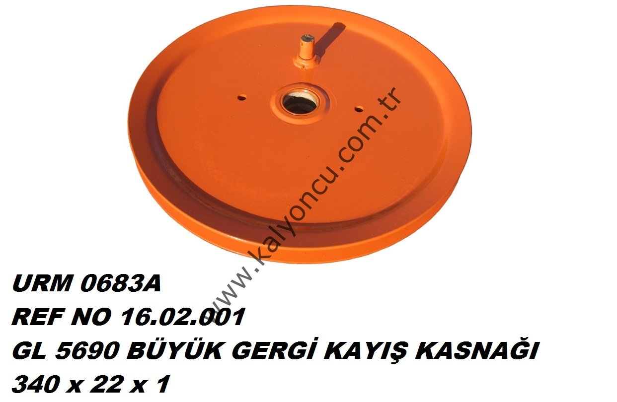 L 5690 Gergi Kayış Kasnağı 340x22x1 Ür.No:0683A