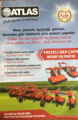 4 LÜ FREZELİ ARA ÇAPA MAKİNASI AYÇİÇEK (48 CM TAM ÜNİTE) - ATLAS-FCAY04