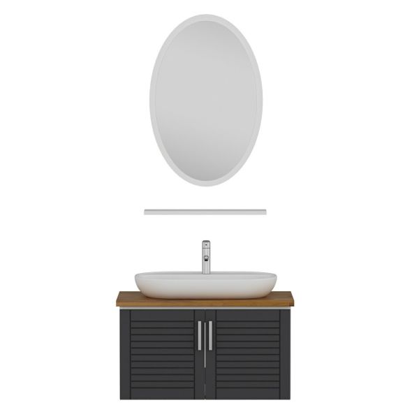 Minar Bathroom Cabinet 100Cm As2K+1Ea1R+Tzg White