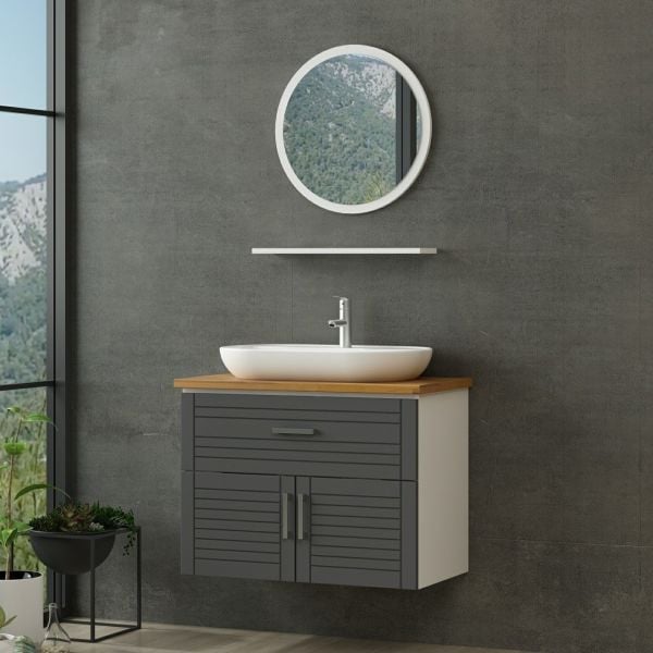 Minar Bathroom Cabinet 100Cm As2K1Ç+1Ya1R+Tzg White