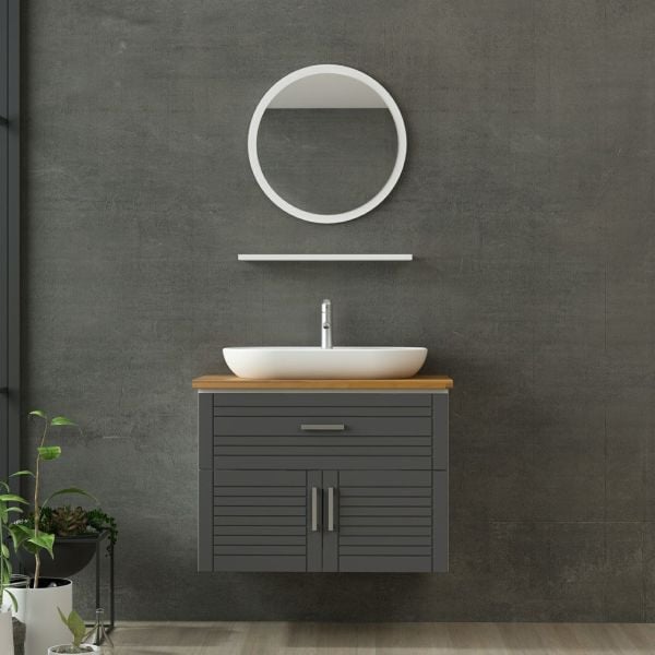 Minar Bathroom Cabinet 100Cm As2K1Ç+1Ya1R+Tzg White