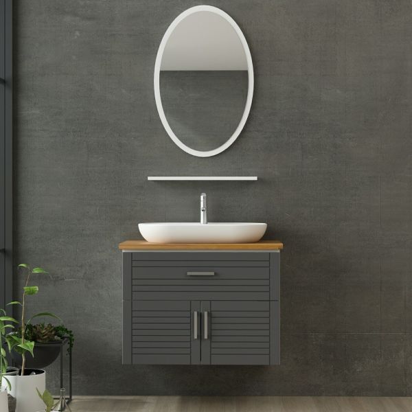 Minar Bathroom Cabinet 100Cm As2K1Ç+1Ea1R+Tzg White