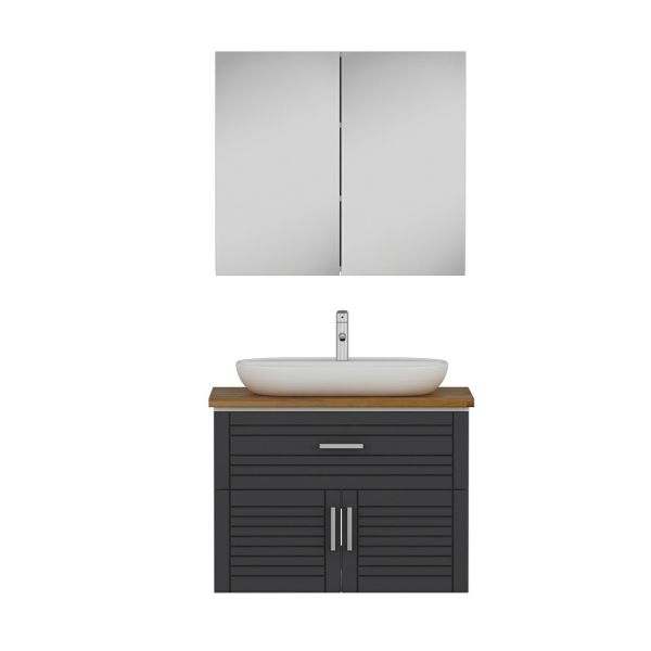 Minar Bathroom Cabinet 100Cm As2K1Ç+2K2A+Tzg White