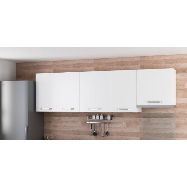 Minar 255 Cm 255-B4-top Modular Kitchen Cabinet White