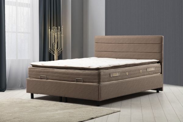 Orina Bed Base with Headboard and Pad Bed Set