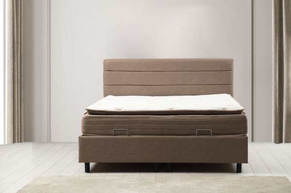 Orina Bed Base with Headboard and Pad Bed Set