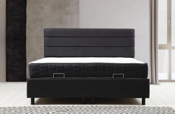 Motya Base Headboard Bedding Set - Anthracite