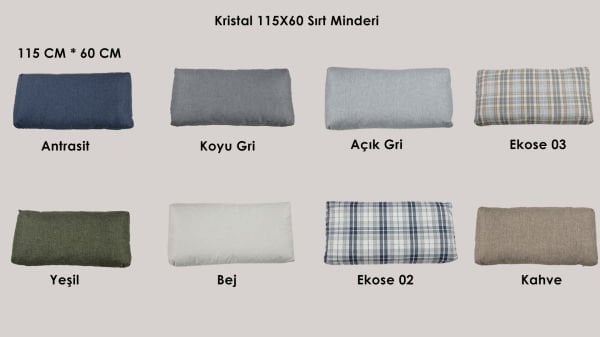 Kristal 115X60 Sırt Minderi