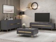 Jose Tv Set1 - Anthracite Membrane (Tv+Table+Console)