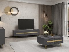 Jose Tv Set1 - Anthracite Membrane (Tv+Table+Console)