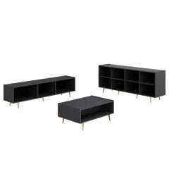 Jose Tv Set1 - Anthracite Membrane (Tv+Table+Console)