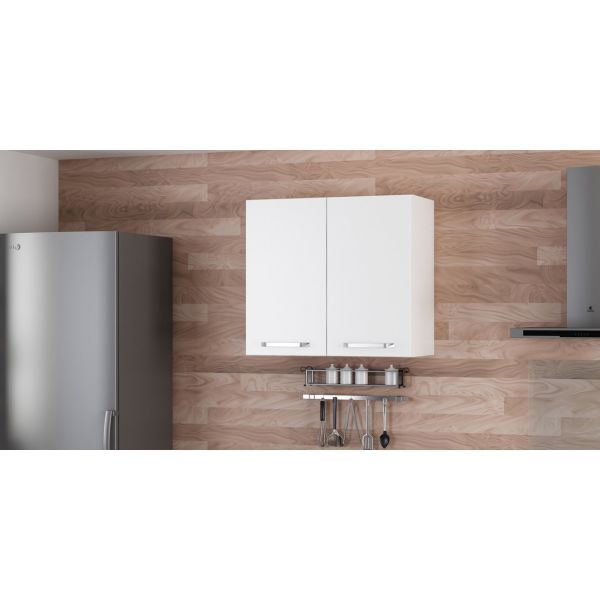 Mina is 80 cm Kitchen Cabinet White 80-B1-Up Module