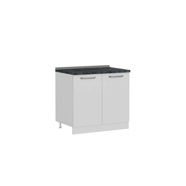 Minar 90 Cm White Kitchen Cabinet Sub-Module 90-B1