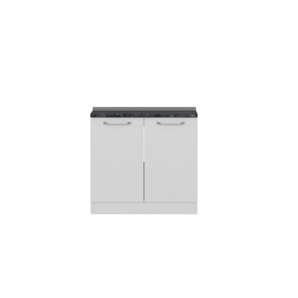 Minar 90 Cm White Kitchen Cabinet Sub-Module 90-B1