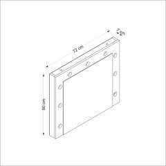 Armin Lighted Vanity Mirror - White