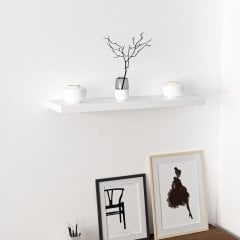 Secret Holder Minar Wall Shelves 80 cm - p.beyaz