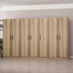 Minar Kale 2 Cupboards with 7 Doors Gold
