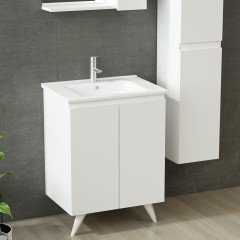 Nika Bathroom Cabinet 65Cm Ay2K+1K1A+Etj+Length White