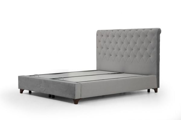 Deluxe Base + Headboard Gray