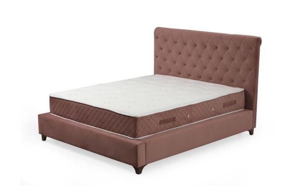 Deluxe Base+Headboard+Sonata Bed Dried Rose