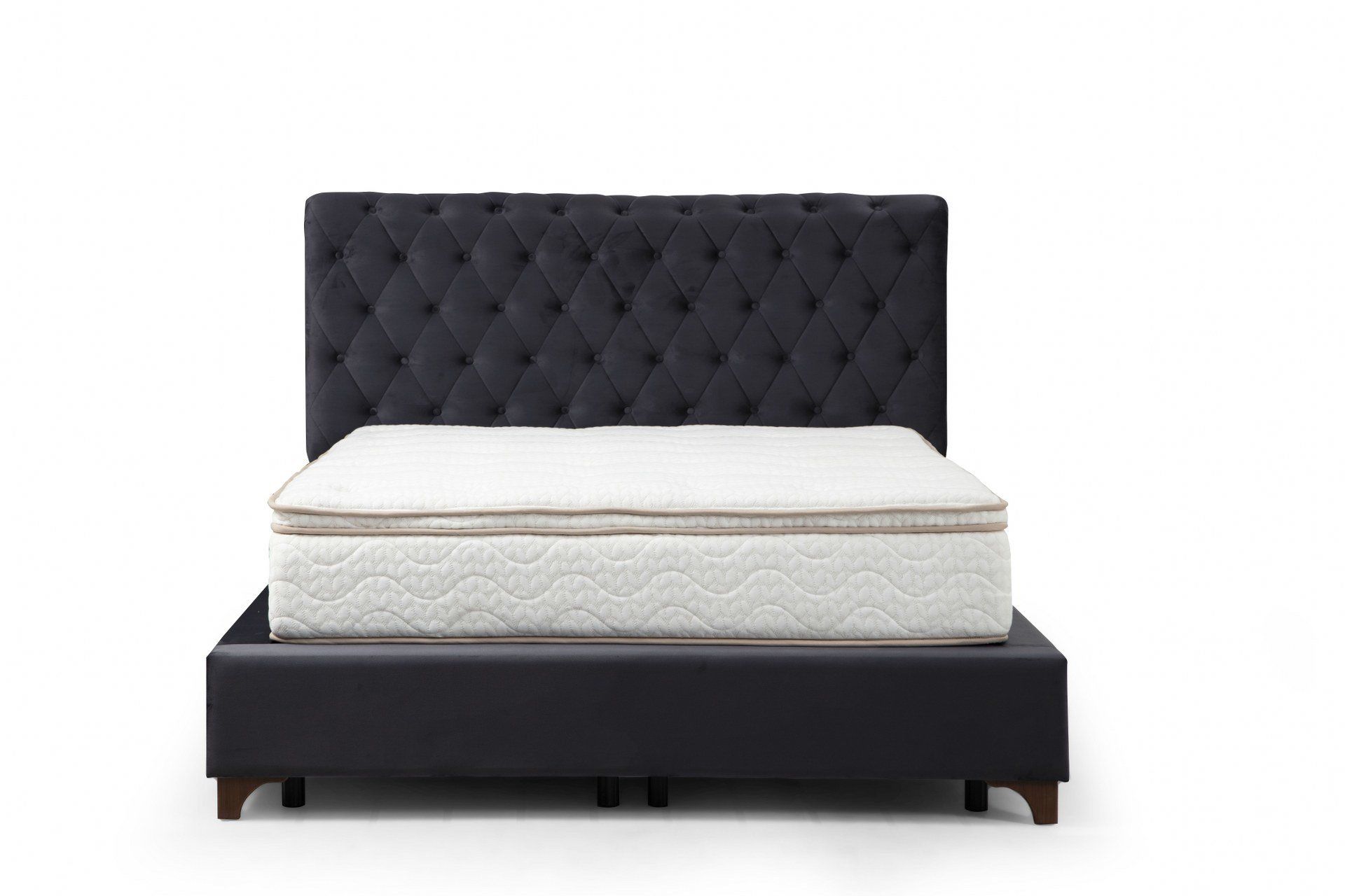 Deluxe Base+Headboard+Bed Anthracite