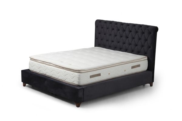 Deluxe Base+Headboard+Bed Anthracite
