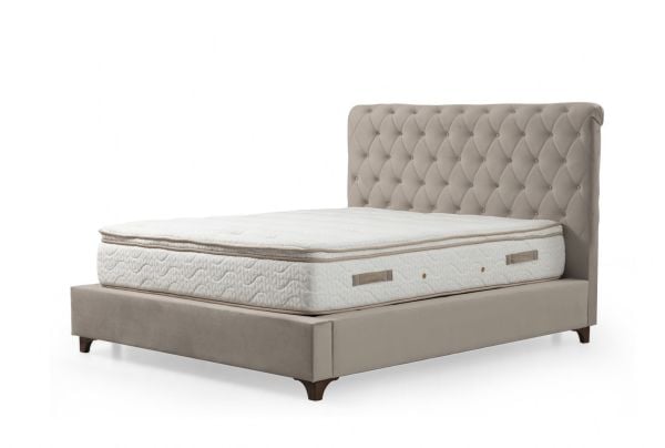 Deluxe Base+Headboard+Bed Beige