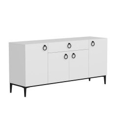 Mina Moon 160 Cm Modern Console - White