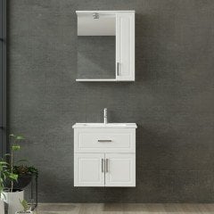 Sanya Bathroom Cabinet 65Cm As2K1Ç+1K1A+Etj White