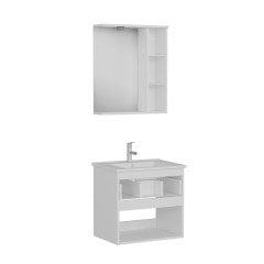 Sanya Bathroom Cabinet 65Cm As2K1Ç+1K1A+Etj White
