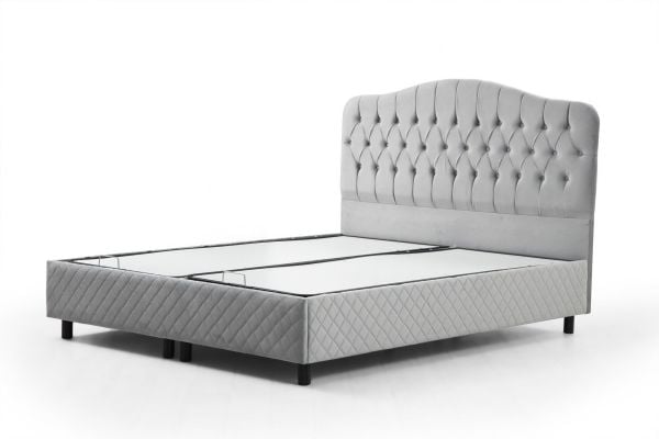 Vassi Base + Headboard Gray