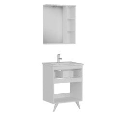 Vera Bathroom Cabinet 65Cm Ay2K1Ç+1K1A+Etj White