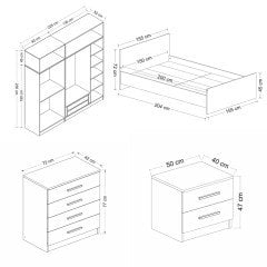 Kale Bedroom Set 121 White