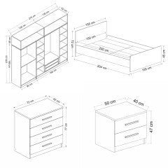 Kale Bedroom Set 122 White