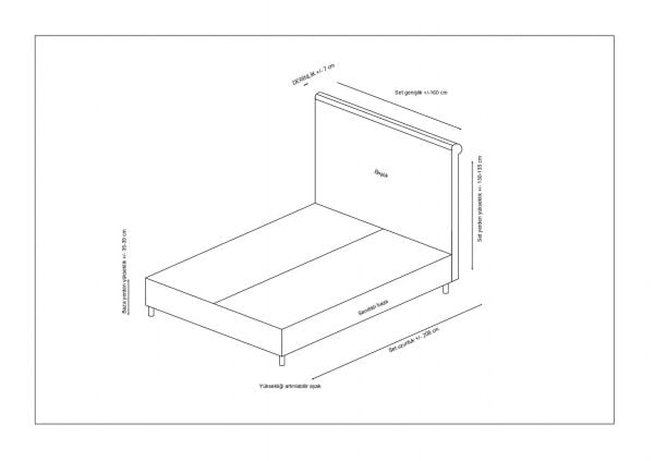 Sonata Base + Headboard Anthracite