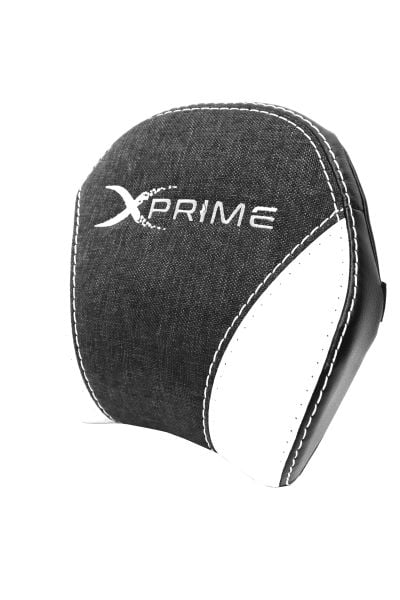 XPrime Tyler Oyuncu Koltuğu Hybrid Kumaş 4D Kolçak Ayak Uzatmalı Beyaz