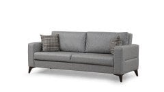 Crystal 3-Seat Sofa Light Gray