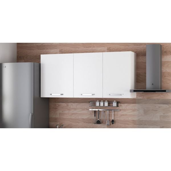 Minar 155 Cm 155-B1-top Modular Kitchen Cabinet White