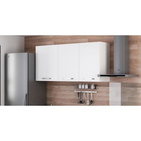 Minar 155 Cm 155-B1-top Modular Kitchen Cabinet White