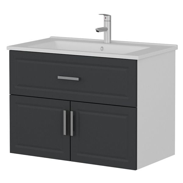 Minar Bathroom Cabinet Bottom 100Cm As2K1Ç+Etj