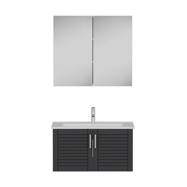 Minar Bathroom Cabinet 100Cm As2K+2K2A+Etj White