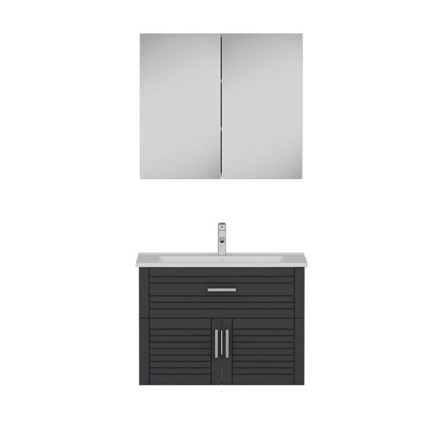 Minar Bathroom Cabinet 100Cm As2K1Ç+2K2A+Etj White