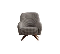 Cemre Brown Single Armchair Bergere