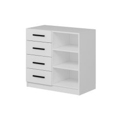 Kale Dresser 4 Drawer 1 Cover White